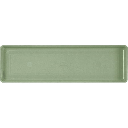 White Flower Boxes - Novelty Mfg Co P-Countryside Flower Box Tray- Sage 18 Inch