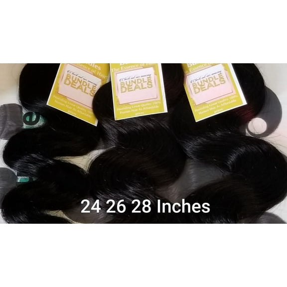 100% Human Hair Body Wave Bundle Deal 24*26*28 Inch Bundles