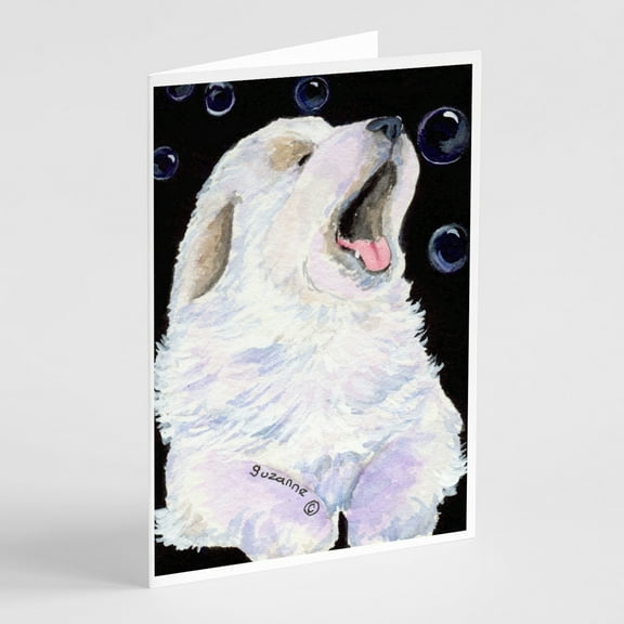 Great Pyrenees Greeting Cards and Envelopes Pack of 8