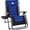 Blue, variant on Oversized Zero Gravity Chair, 400-lb Capacity Recliner | 29" Wide Heavy Duty Foldable Anti-Gravity Reclining Lounge Chair with Cup Holder, Pillow for Patio, Lawn, Beach & Outdoor Use - Blue