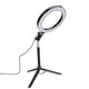 thumbnail image 2 of Luz de relleno regulable con luz LED de anillo de 20 cm con soporte para video maquillaje en vivo, 2 of 8