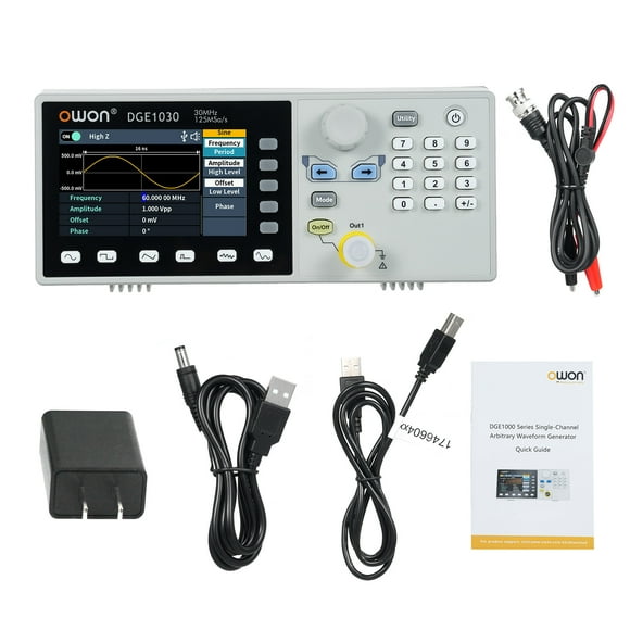 Générateur de Signal, Écran Lcd 3.6 Pouces 30mhz 1ch 3.6 Pouces 125msa/s Canal