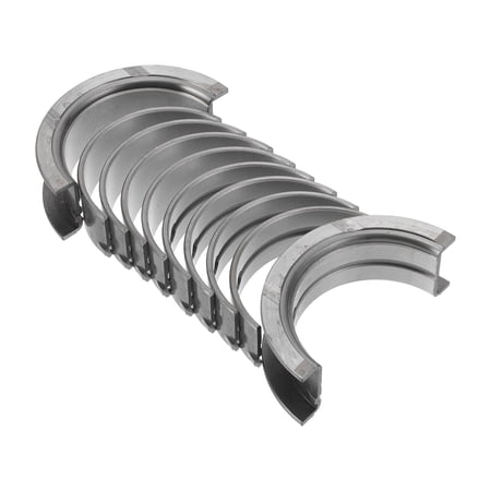 Unique Bargains Main Bearing Set No.2102026040 for Hyundai Accent 1995-2011 Engine Crankshaft Main Bearing Metal Silver Tone 10 Pcs