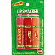 Lip Smacker Starburst Trio Lip Gloss, Tropical Fruit Flavors 3 ea 0.42 oz (Pack of 3)