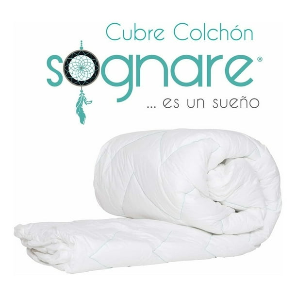 Sognare Cubre Colchon Tamano Queen Size Termorregulable 100 Algodon Hipoalergenico Lavable Sognare Queen Size Walmart en linea