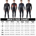 thumbnail image 2 of Naiovety Trajes de neopreno traje de buceo ultrafino de secado rápido para hombres y hombres traje de neopreno pantalones de manga larga protección Deportes acuáticos linea negra/negra XL Naiovety OD003281-19, 2 of 6