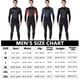 thumbnail image 3 of Soidarity Trajes de neopreno Traje de buceo Pantalones de manga larga de secado rápido Protección solar de una pieza Mantener el calor para Deportes acuáticos negro/gris L, 3 of 6