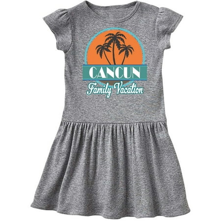 

Inktastic Cancun Family Vacation Matching Gift Toddler Girl Dress