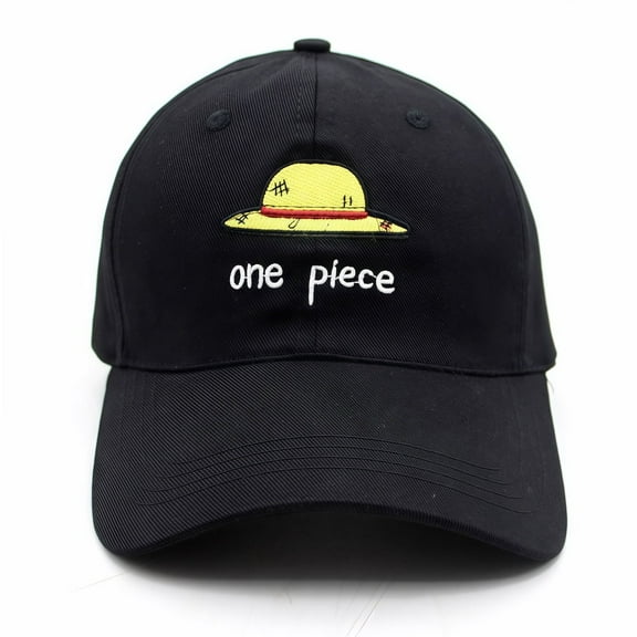 Luffy One Piece Adorable Anime Themed Baseball Cap - Fun CartoonGraphics, Comfortable Fit for Anime Fans