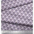 thumbnail image 3 of Soimoi Cotton Voile Fabric Ogee Damask Printed Fabric 1 Yard 56 Inch Wide, 3 of 3
