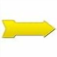 thumbnail image 3 of SignMission P-ARROW8-999538 8 x 24 Po Large Flèche Jaune Signe, 3 of 4