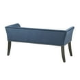 thumbnail image 3 of Gracie Mills Greta Solid Wood Accent Bench with Upholstered Seat and Back - GRACE-9582, 3 of 5