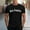 Black, variant on Men's Shirts Pink Big and Tall Big & Tall Vintage Tee Soft Los Angeles California Short Sleeve Men's Tops
