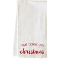 thumbnail image 1 of One Bella Casa 82019TW Traiter Tous les Jours comme Serviette de Thé de Noël - Rouge, 1 of 1