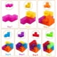 thumbnail image 5 of Bloques de construcción magnéticos 3D Cubos magnéticos mágicos, juego de 7 bloques magnéticos de formas múltiples con 54 tarjetas de guía, cubos de rompecabezas infinitos para educación temprana, desarrollo de inteligencia, alivio del estrés Ormromra WRMH-899, 5 of 6