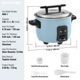thumbnail image 3 of KFFKFF Large Capacity Rice Cooker, 40-Cup, 8.45 Qt / 8 Liter, Durable with Nonstick Inner Pot, Quick Cooking & 24-Hr Warmth Retention, Includes Rice Cup & Paddle, Ideal for Restaurants, 3 of 9