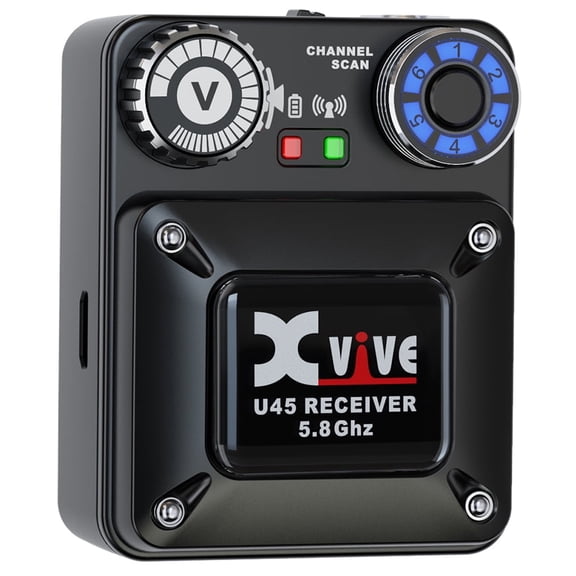 Xvive U45R Wireless in-Ear Monitor System Receiver Only (Black)