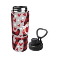 thumbnail image 2 of Fuzoiu Buffalo Plaid Love And Gnome Print 18oz Sports Insulated Kettle,Stainless Steel Vacuum Water Bottle, Leakproof Sport Flask, 2 of 7