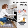 thumbnail image 6 of NEWLAKE 2 Piece Kitchen Rug Set Anti Fatigue Rugs and Mats Non-Skid Cushioned Floor Comfort Mat for Kitchen, Doorway, Sink, Laundry, 17"x27"+17"x47", 6 of 8