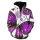 thumbnail image 1 of Sudadera con capucha y estampado de mariposas de dibujos animados, unisex, de manga larga, para otoño e invierno, 2024, 1 of 6