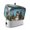 Teal Blue, variant on Toaster Cover 2 Slice, Navy Blue Christmas Dustproof Bakeware Oven Protector with Top Hook, Snowman Xmas Tree Snowflake Gifts Elk Waterproof Small Kitchen Appliance Toasters Dust Cover, 11"x6"x8"
