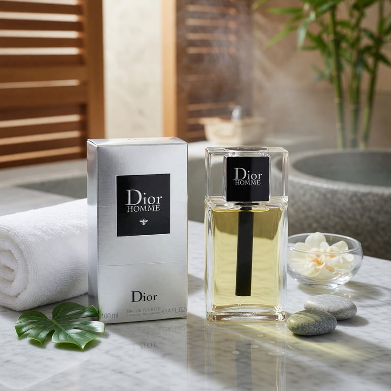 Dior Homme Perfume, Woody Floral Musk Eau de Toilette for Men, 3.4