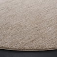 thumbnail image 3 of SAFAVIEH Lasa Magdalena Solid Polyester Area Rug, Beige, 6'7" x 6'7" Round, 3 of 7