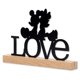 thumbnail image 2 of Decoración de mesa Disney Mickey y Minnie Love, decoración de metal, 2 of 5
