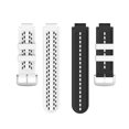 thumbnail image 3 of Correa de reloj Correa de reloj ajustable de silicona con reemplazo de dos colores para Garmin, blanco, negro Inevent EL001512-01, 3 of 7