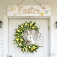 thumbnail image 3 of WEGFTDUOP Easter Festival Supplies Easter Rabbits Wreath Acrylic Plaques Decoration Easter Wreath Home Decoration Prop Festal Gift Decoration, 3 of 4