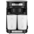 thumbnail image 6 of OVENTE Double Drip Coffee Maker with 2 Ceramic Mugs and Auto Shut Off, Small Dual Drip Coffee Maker Machine Works with Ground Coffee Only, Compact Kitchen or Office Essential, Black CMDD2MB, 6 of 6
