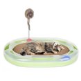 thumbnail image 1 of Cat Scratcher Creative Cat Scratch Board Cat Scratching Pad with Ball & Teaser, 1 of 6