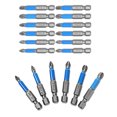 thumbnail image 4 of Eigraketly Juego de puntas de destornillador antideslizantes de 50mm PH1/PZ1/PH2/PZ2/PH3/PZ3, Kit de perforación, reparación de alta presión, mano de Artesanía 12 Piezas Eigraketly TO000834-01, 4 of 6