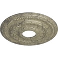 thumbnail image 3 of Ekena Millwork 15 3/4"OD x 3 1/4"ID x 1"P Galway Ceiling Medallion (Fits Canopies up to 3 1/4"), Hand-Painted Castle Stone Crackle, 3 of 6