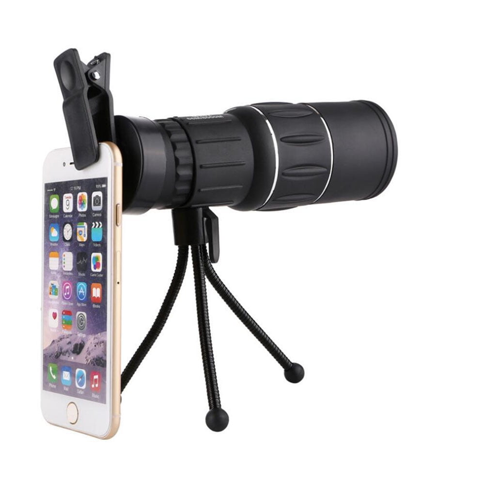 16x52 High Power HD Monocular Telescope Lens Dual Focus Prism Scope with  Night Vision for All Outdoor Activities Telescope + small phone photo clip  + tripod | Walmart Canada