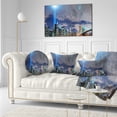 thumbnail image 3 of Designart Manhattan Panorama - Cityscape Photo Throw Pillow - 12x20, 3 of 5