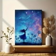 thumbnail image 6 of Qisvanset Night Sky Dandelion Girl Canvas Wall Art 15.75x11.81 Inches, 6 of 8