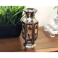 thumbnail image 2 of Natural Geo Brass Hexagonal Leaf Bottle Decor, 2 of 5