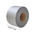 thumbnail image 2 of Ruban en Caoutchouc Butyle et Aluminium / Ruban d'Étanchéité Imperméable pour Conduits de CVC, Toiture et Réparation Automobile / Ruban Adhésif Résistant pour Fuites, Interstices et Joints / 1 Rouleau, 2 of 2