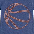 thumbnail image 3 of Instant Message - Basketball Fitted Short Sleeve Graphic T-Shirt, 3 of 6