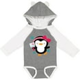 thumbnail image 3 of Inktastic Penguin Girl Snowflakes Girls Long Sleeve Baby Bodysuit, 3 of 5