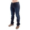 Barbell Apparel Mens Straight Athletic Fit Jeans - AS SEEN ON SHARK TANK (36x34, Dark Distressed)