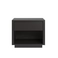thumbnail image 3 of Weston Home Potrero Danish-Inspired Modern 1-Drawer Nightstand, Black Finish, 3 of 7