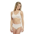 thumbnail image 5 of Carole Martin Full Freedom Comfort Bra WireFree Front Closure Style 7218 Beige 48, 5 of 37