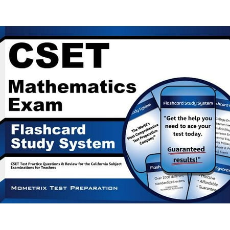 Cset Mathematics Exam Flashcard Study System Cset Test