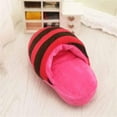 thumbnail image 3 of Jinsinto Pet Squeaky Toys Colorful Striped Pattern Slipper Puppy Teeth Cleaning Toys Interactive Play Toy For Small Dogs, 3 of 5