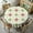 Mid Century-11, variant on Red Green Stars Tablecloth, Mid Century Abstract Geometric 1950s Christmas Stars Diamonds Table Cloth Cover for Dining Room Kitchen Decoration Round(60x60in)