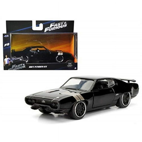 Jada 98300 Dom's Plymouth GTX Fast & Furious F8 The Fate of The Furious Movie 1/32 Diecast Model Car