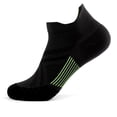 thumbnail image 4 of Paquete de 4 calcetines tobilleros para correr para hombre, calcetines deportivos acolchados de corte bajo, calcetines ligeros, un par de cada color, 4 of 5