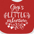 thumbnail image 4 of Inktastic Gigi's Little Valentine Boys or Girls Baby Bib, 4 of 4